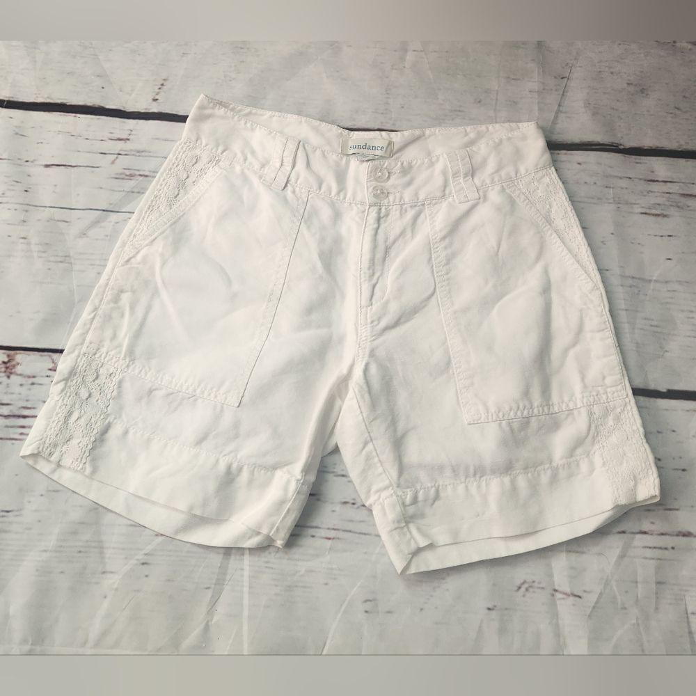 Sundance Lace Trimmed Shorts Size 2